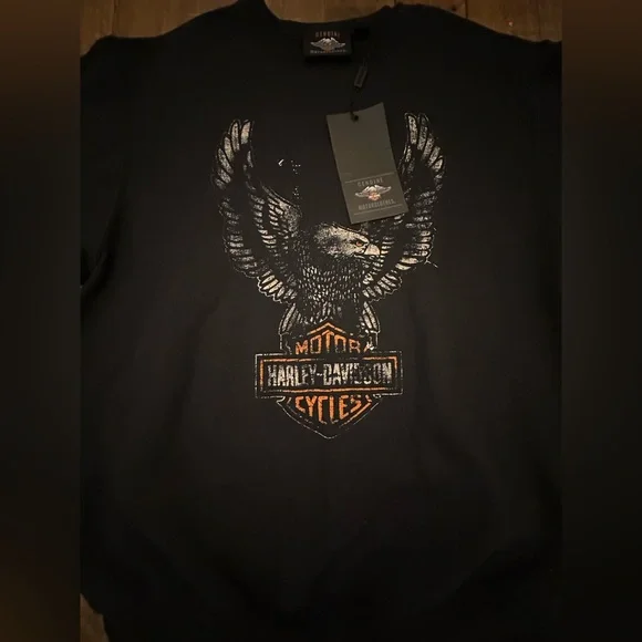 NWT Harley Davidson Men’s Sweatshirt - Size Medium - Picture 3 of 5